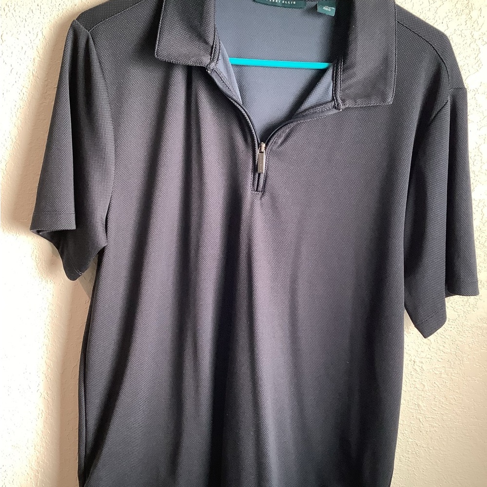 🖤Men’s T Shirts 3 for 25.00 Perry Ellis Men’s Golf Shirt with Zip Collar